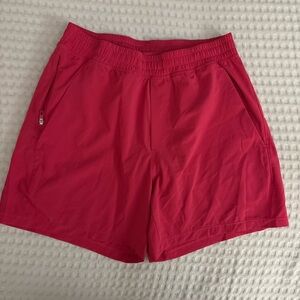 lululemon athletica Men's Red Athletic Shorts